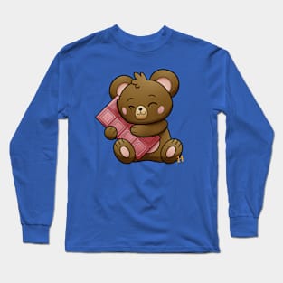 sweet strawberry chocolate teddy Long Sleeve T-Shirt